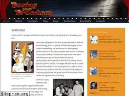Sites similar to boxingoverbroadway.com