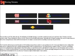 Sites similar to boxingstream.me