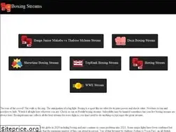 Sites similar to boxingstreams.me