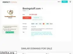 Sites similar to boxingstuff.com