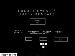 Sites similar to boxkevents.com