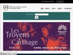 Sites similar to boxoffice.harvard.edu