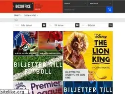 Sites similar to boxoffice.se