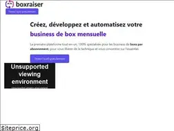 Sites similar to boxraiser.com