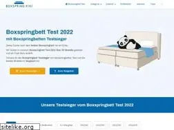 Sites similar to boxspring-kiki.de