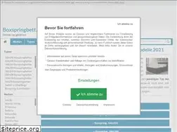 Sites similar to boxspringbett.org
