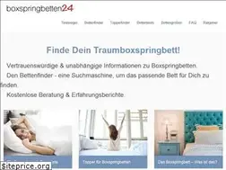 Sites similar to boxspringbetten24.org
