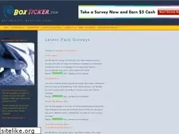 Sites similar to boxticker.com