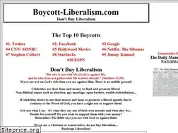 Sites similar to boycott-liberalism.com