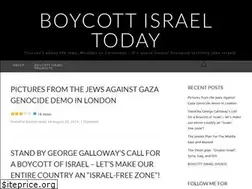Sites similar to boycottisraeltoday.wordpress.com