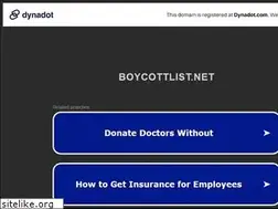Sites similar to boycottlist.net