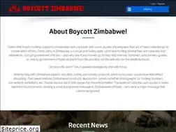 Sites similar to boycottzimbabwe.org