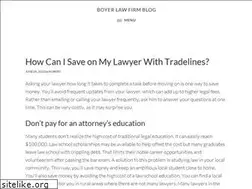 Sites similar to boyerlawfirmblog.com