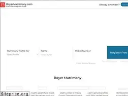 Sites similar to boyermatrimony.com