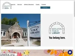 Sites similar to boylstonlibrary.org