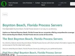 Sites similar to boyntonbeachprocessserver.com