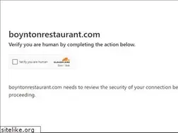 Sites similar to boyntonrestaurant.com