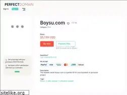 Sites similar to boysu.com