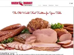 Sites similar to bozekmarkets.com