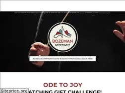 Sites similar to bozemansymphony.org