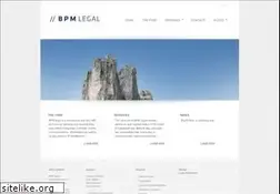 Sites similar to bpm-legal.de