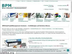 Sites similar to bpm-seminare.de