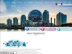 Sites similar to bputtranscript.com