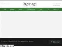 Sites similar to brabazontitle.com