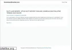 Sites similar to bracketandbracket.com