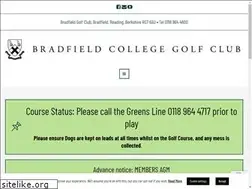 Sites similar to bradfieldgolfclub.co.uk