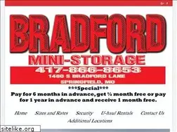 Sites similar to bradfordministorage.com
