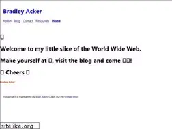 Sites similar to bradleyacker.com
