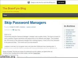 Sites similar to brainfyre.wordpress.com
