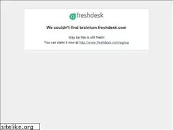 Sites similar to brainium.freshdesk.com