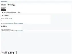 Sites similar to brainshavings.com