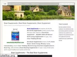 Sites similar to brainsupplementsv.com