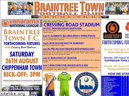 Sites similar to braintreetownfc.org.uk