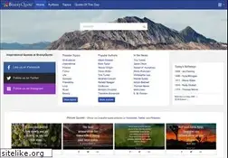 Sites similar to brainyquotes.com
