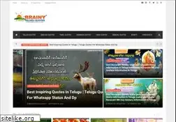 Sites similar to brainyteluguquotes.com