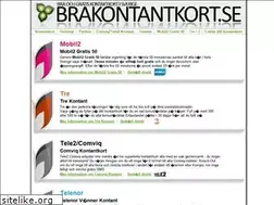 Sites similar to brakontantkort.se