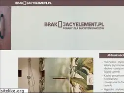 Sites similar to brakujacyelement.pl