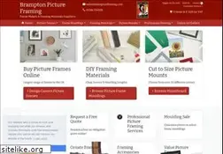 Sites similar to bramptonframing.com