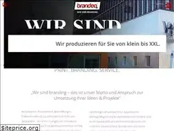 Sites similar to brandeo-werbetechnik.de