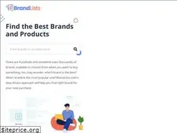 Sites similar to brandlists.com