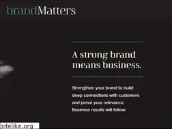 Sites similar to brandmatters.com