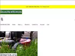 Sites similar to brandnewmowers.com