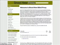 Sites similar to brandnewproxy.net