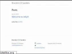 Sites similar to brandon-cs-sanders.com
