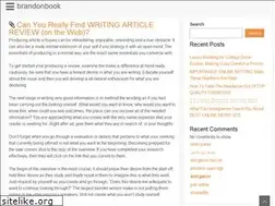 Sites similar to brandonbook.com