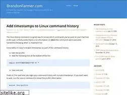 Sites similar to brandonfarmer.com